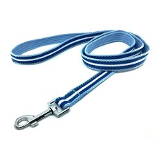 Nobleza vodítko s reflexným prešitím 2 x 120 cm modré